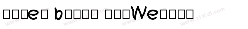 ariel black 粗体(We字体转换
